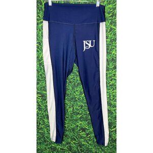 Jackson State University Tigers JSU HBCU Women’s XL Navy Blue White Leggings